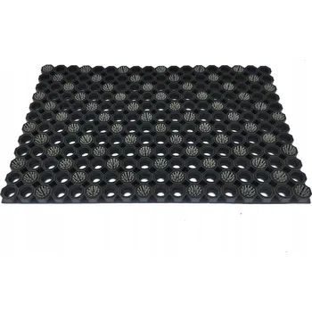 Rohožka Gumová rohožka před dveře, hotová, 75 x 50 cm