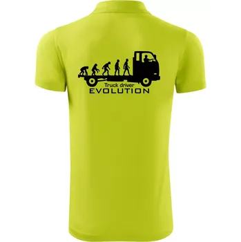 Pánská košile Truck driver evolution - Polokošile Victory sportovní (dresovina) - 3XL ( Limetková )
