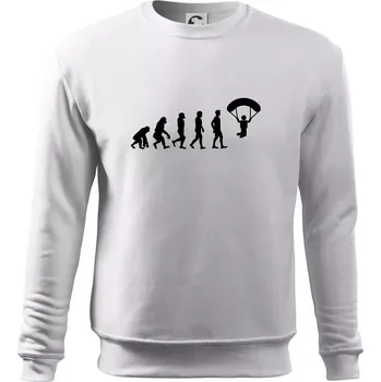 Pánská mikina Evoluce paragliding - Mikina Essential pánská - M ( Bílá )