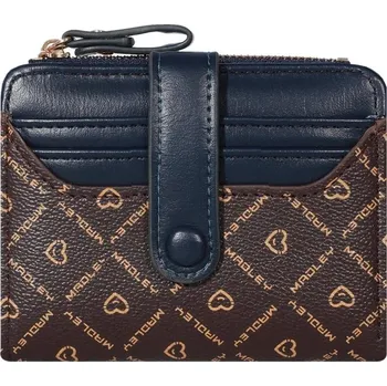 Praktická malá peněženka s přihrádkami | mini peněženka, dámská peněženka - Tmavě modrá