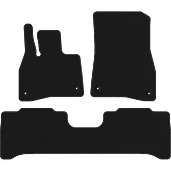 autokoberec Velurové autokoberce Edecor 3 ks