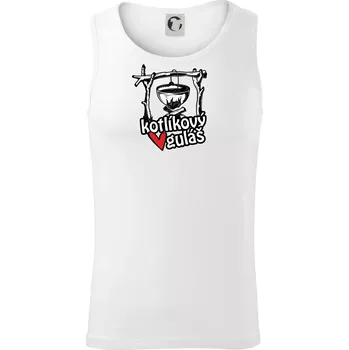Kotlíkový guláš - Tílko pánské Core - XL ( Bílá )