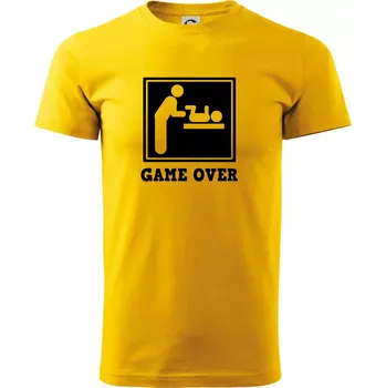 Game over miminko - Triko extra velké (5-8XL) - 8XL ( Žlutá )