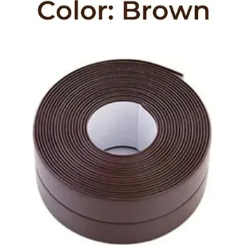 Lepicí páska Voděodolná těsnicí páska do koupelny | těsnicí páska, lepicí páska - Hnědý , 2,2 cm x 3,2 m