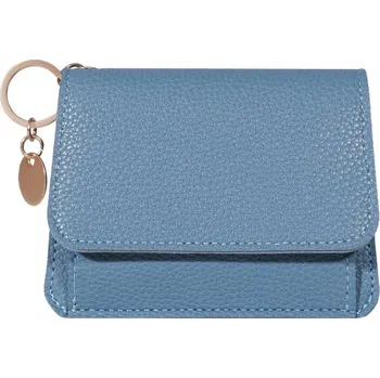 Peněženka Malá koženková peněženka na karty | dámská peněženka, malá peněženka - Modrý