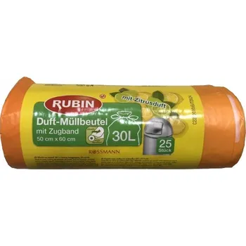 Pytle na odpadky Pytle na odpadky Rubín 30 litrů - 2 x 5 kusů svázaných