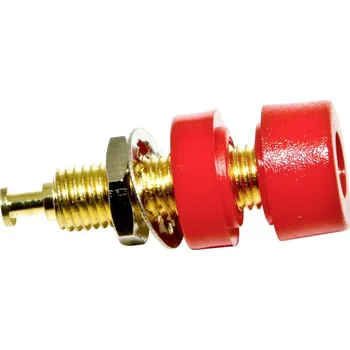 Krokosvorka Mueller Electric BU-P2854-2 Zásuvka na banánky červená 10 ks