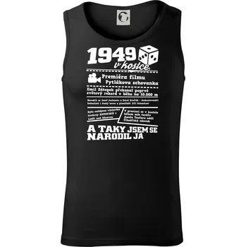 1949 v kostce - Tílko pánské Core - L ( Černá )