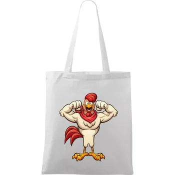 Svalnatý kohout - Taška bavlněná - 42 x 38 cm ( Bílá )