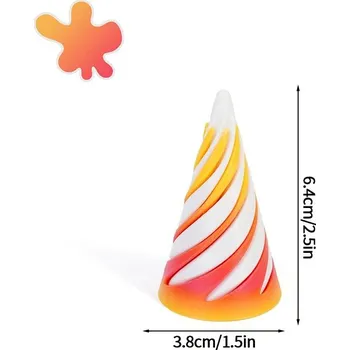 3D spirálová pyramida dekorace | spirálová dekorace, hračka - S9