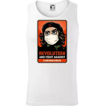 Corona Revolution & Fight - Tílko pánské Core - XL ( Bílá )