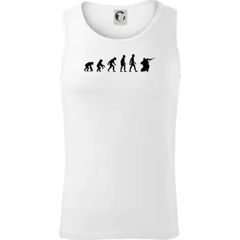 Evoluce vojáka - sniper - Tílko pánské Core - XL ( Bílá )