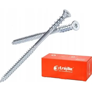 Vrták Šrouby do dřeva Trójka 6 x 60 mm, 100 ks