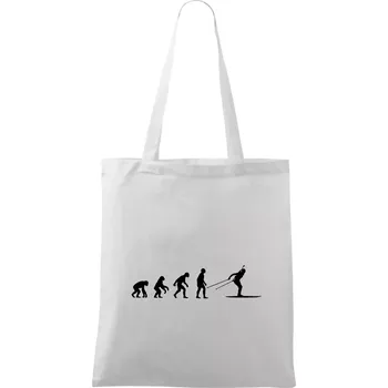 Biathlon Evoluce Běh - Taška bavlněná - 42 x 38 cm ( Bílá )