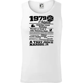 1979 v kostce - Tílko pánské Core - XL ( Bílá )