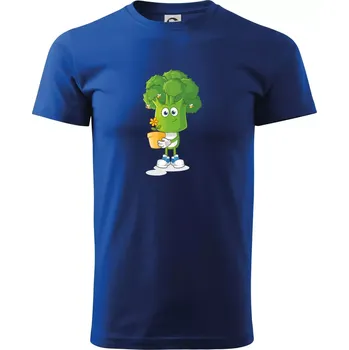 Pánské tričko Brokolice zahrádkář - Triko extra velké (5-8XL) - 7XL ( Královská modrá )