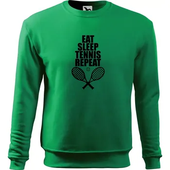 Chlapecké tričko Eat sleep tennis - Mikina Essential dětská - 158 cm/12 let ( Středně zelená )