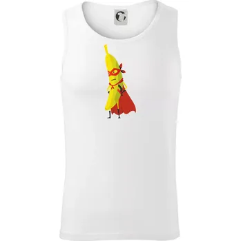 Banán superman - Tílko pánské Core - 2XL ( Bílá )