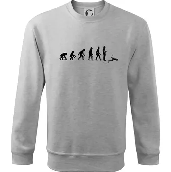 Evoluce RC model auto - Mikina Essential dětská - 146 cm/10 let ( Světlešedý Melír )