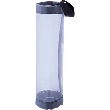 Úložný box Závěsný organizér na stěnu s kapsou | úložný vak, nástěnný pořadač - ŠEDÁ