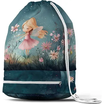 Panel se střihem na sportovní vak růžová víla