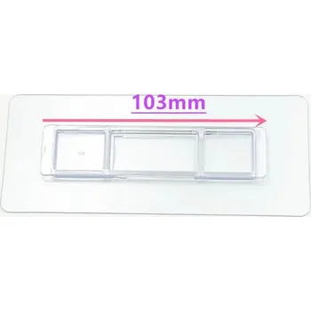 Věšák Plastový silný nalepovací háček na zeď | háček, držák - průhledný-7