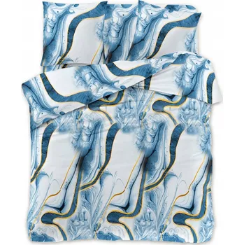 Povlečení Povlečení MARIA Povlaky na polštáře 70x80 Sada 160x200 3 Č. saténová stylová