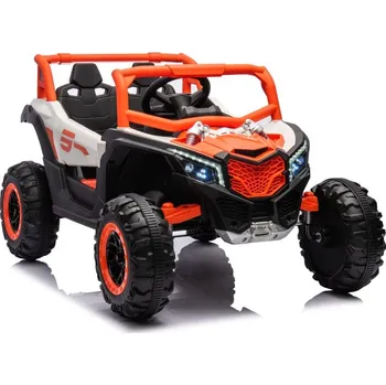 Dětské elektrovozidlo Elektrické autíčko Buggy UTV NEL-901 4x4 oranžové