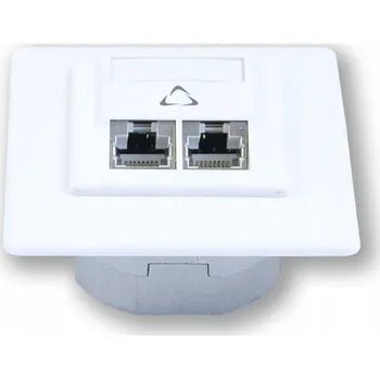 IP kamera WO-632 smart C5E/S 2P - osazená 2 porty, stíněná, do krabice