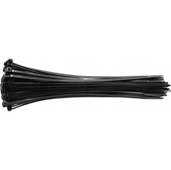 Organizace kabelů Černá stahovací páska, kabelová spona (trytka) rozměry 250x4.8mm x100 ks