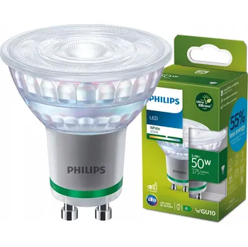 Žárovka LED žárovka UltraEfficient GU10 PHILIPS třída A, ekvivalent 50W, 400lm, 3000K