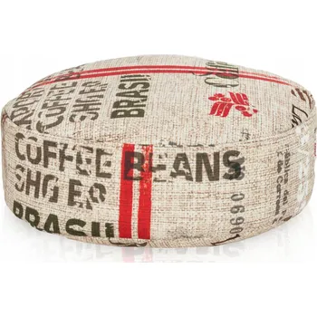 Taburet Zahradní podnožka NYLON dekorativní taburet MODRÁ