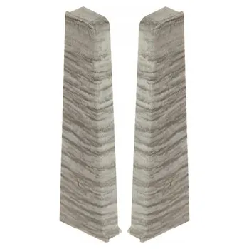 Levá koncovka Cezar hliníková 22 x 75, délka 22 cm, Borovice Tmavá Agas