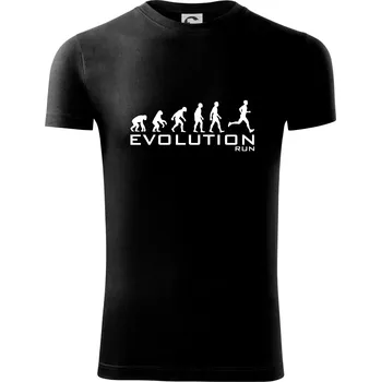 Pánské tričko Evoluce Run - Viper FIT - Pánské zůžené tričko - 2XL ( Černá )