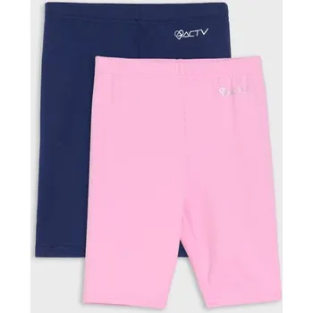 Dívčí kalhoty Sinsay - Sada 2 kraťas Active - námořnická modrá - 953GG-59X - 953GG-59X-116