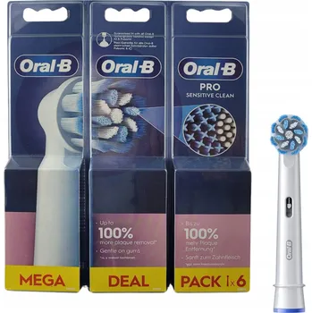 Péče o chrup Originální hlavice pro kartáček Oral-B EB60RX Pro Sensitive clean 6 ks