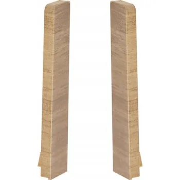 Podlahová lišta Lišta Cezar MASTERLINE 80 DUB krytky lišty kpl 2ks L+P Tabacco