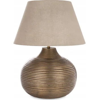 Lampička Stolní lampa Artpol Pery béžová, zlatá 60 W