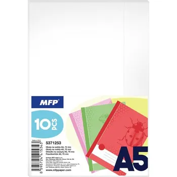 Sešit Obal na sešity A5 - set 10ks, 70mic