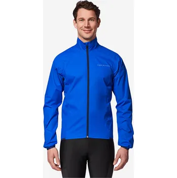 Pláštěnka TRIBAN Pánská cyklistická nepromokavá bunda RC100 modrá L MODRÁ