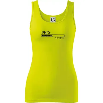 In progress titul PhDr. doktor / doktorka filozofie - Dámské tílko - L ( Limetková )