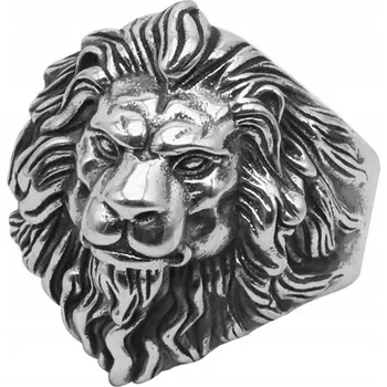 Prsten Pánský Prstýnek s lvem a tygrem, stříbro 925, dárek nastavitelný