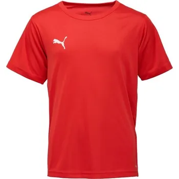 Dětská móda Dětské fotbalové triko Puma TEAMRISE MATCHDAY JERSEY JR 140 Červená, Bílá