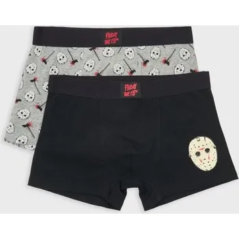 Pánské spodní prádlo Sinsay - Boxerky Friday the 13th 2 pack - vícebarevná - 697EL-MLC - 697EL-MLC-XXL