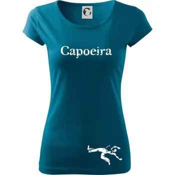 Dámské tričko Capoeira velký - Dámské triko Pure - S ( Petrolejová )