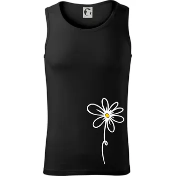 Kopretina - dole na výšku - Tílko pánské Core - L ( Černá )