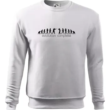 Pánská mikina Evoluce kompletní - Mikina Essential pánská - 3XL ( Bílá )