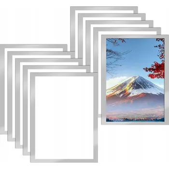 Obraz 10 KUSŮ MAGNETICKÝCH RÁMEČEK NA FOTKY, DIAMANTOVÉ VÝŠIVKY A DĚTSKÉ OBRÁZKY