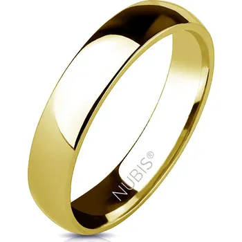 Prsten NUBIS® NSS1026 Pánský ocelový snubní prsten, 4 mm - velikost 64 - NSS1026-64