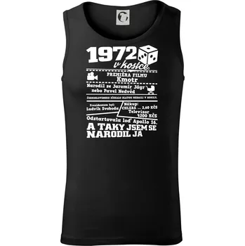 1972 v kostce - Tílko pánské Core - L ( Černá )